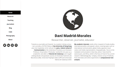 Desktop Screenshot of danimadrid.net
